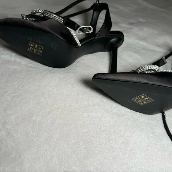 Call it Spring Rhinestone Bow Galaa Heels​ - Picture 7 of 8